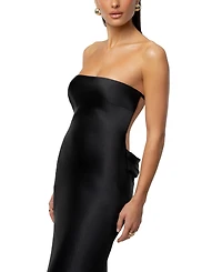 Jluxlabel Women's Regal Rising Satin Maxi Dress