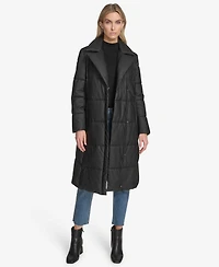 Andrew Marc Women's Farren Quilted Faux Leather Puffer