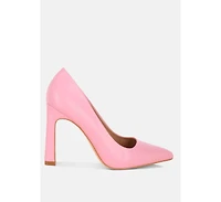 London Rag Womens Shacarri Faux Leather Pumps