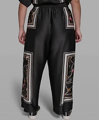 Karl Lagerfeld Paris Plus Printed Soft Wide Leg Pants