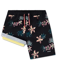 Hurley Boys' 8-18 Floral Pull-On Swim Trunks