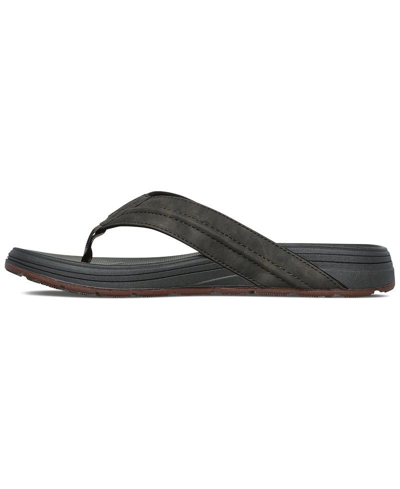 Skechers Men's Relaxed Fit- Patino - Marlee Memory Foam Thong Sandals from Finish Line