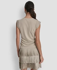 Dkny Women's Stud-Detail Sleeveless Top