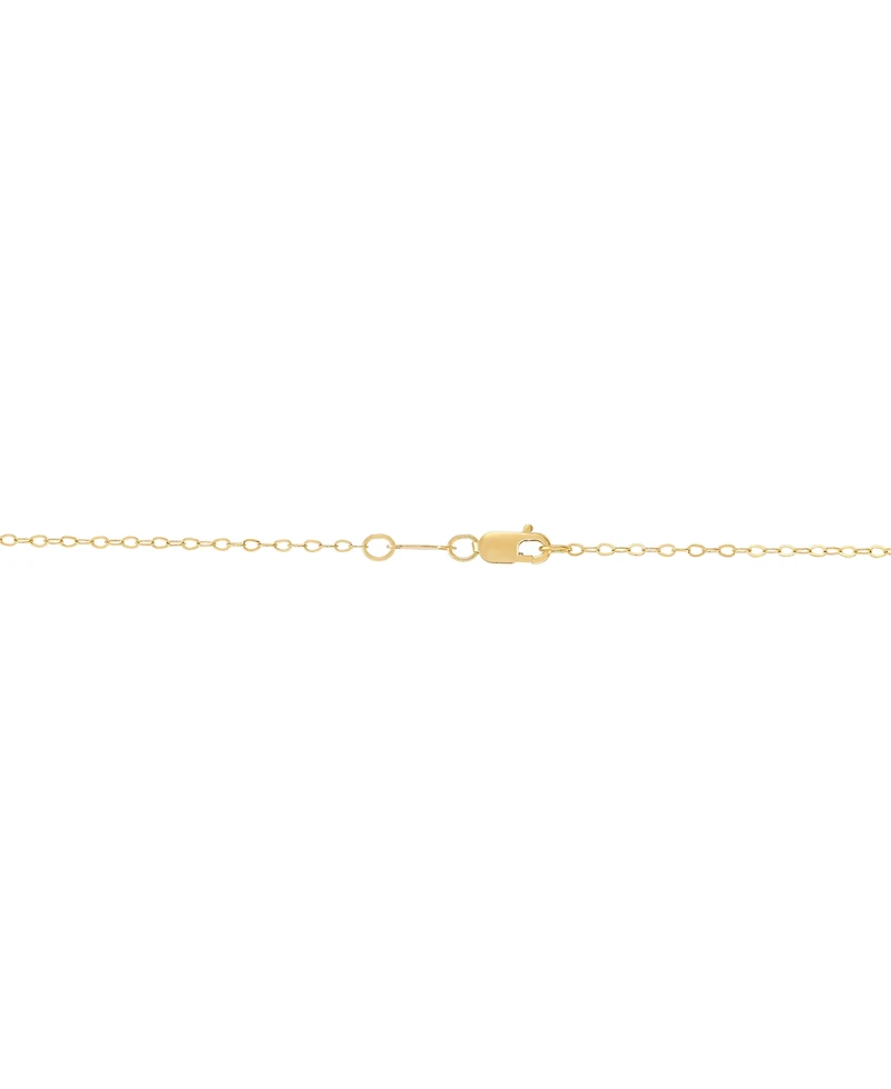 Macy's Heart Pendant Necklace in 10k Yellow Gold