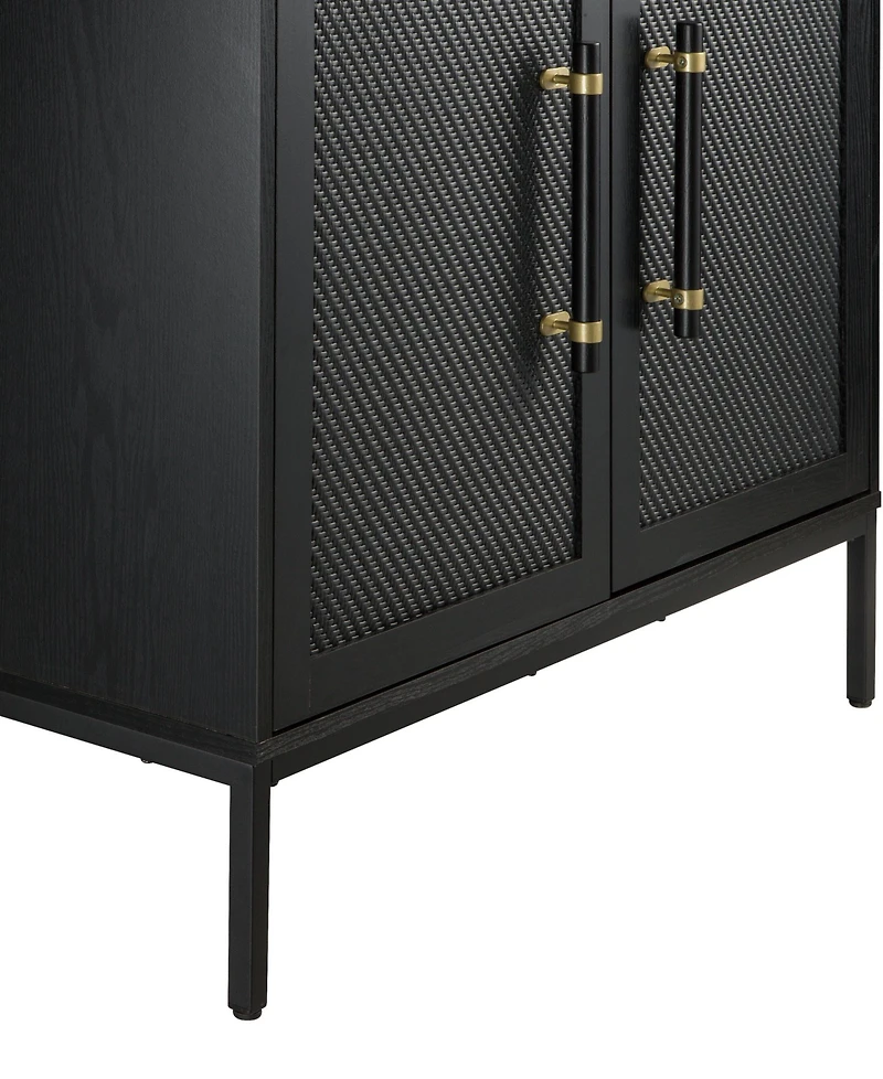 Hopper Studio 34.35" Wood Sophia Wooden 2-Door Accent Cabinet