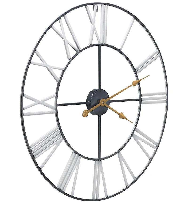 Sorbus 24 Inch Roman Numeral Wall Clock for Living Room, Kitchen, Bedrom Home Decor