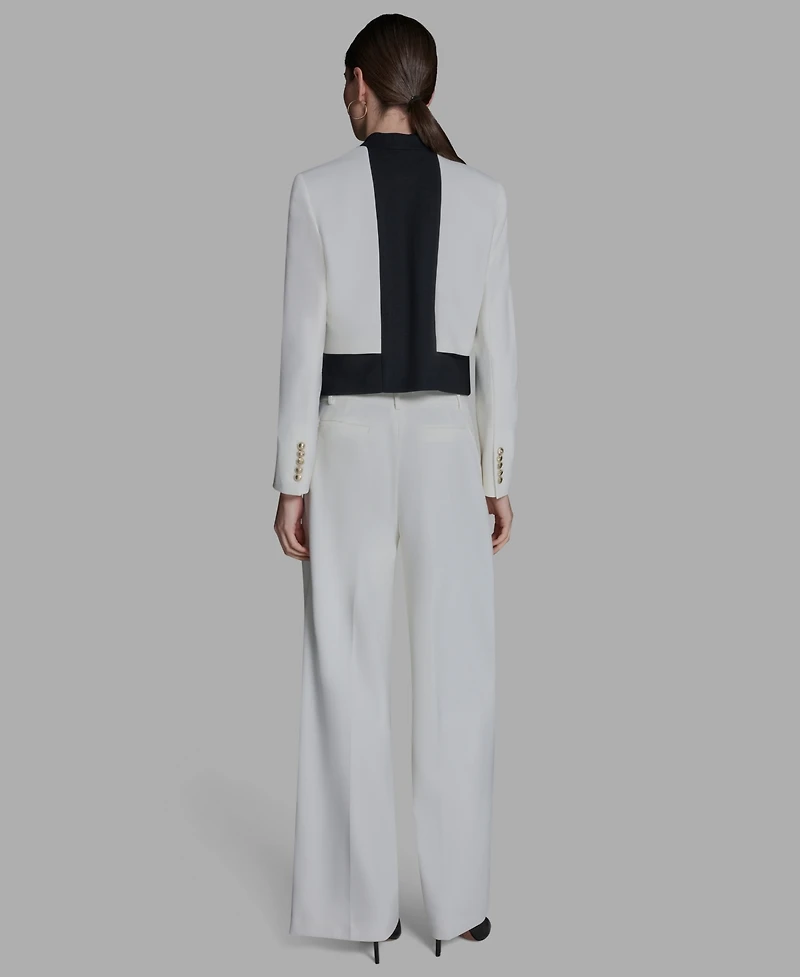 Bcbg Women's Stand-Up Collar Open-Front Blazer