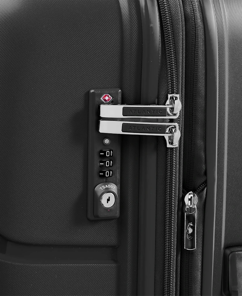 Atlantic Convertible Medium to Large Checked Expandable Hardside Spinner