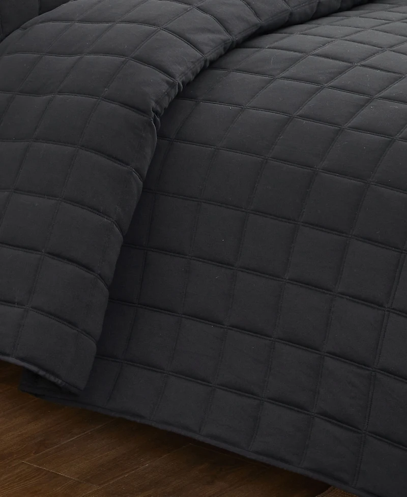 Perry Ellis Clarice Textured 3-Pc. Quilt Set, Full/Queen