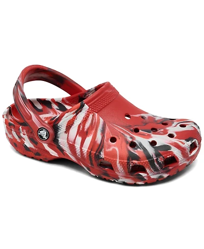 Crocs Big Kids Classic Marbled Clogs from Finish Line