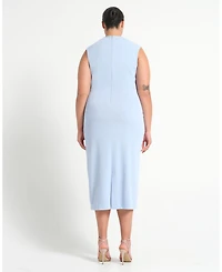 Estelle Plus Livia High-Neck Midi Dress