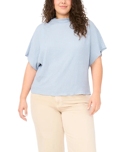 Vince Camuto Plus Cowl Neck Boxy Top