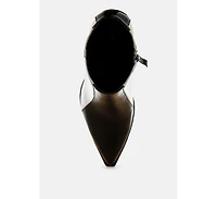 London Rag Stemon Three Tone Block Heel Boots Women