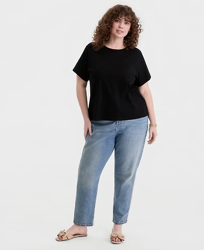 On 34th Trendy Plus Everyday Pocket T-Shirt, Macy's Exclusive