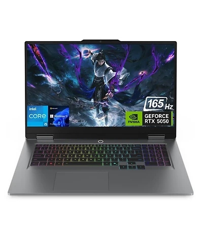 Lenovo Loq 17.3" Gaming Traditional Laptop Intel Core i5 13450HX 16GB Ram Nvidia GeForce Rtx 5050 1TB Ssd Storage Windows 11 Home Fhd 165Hz - Grey