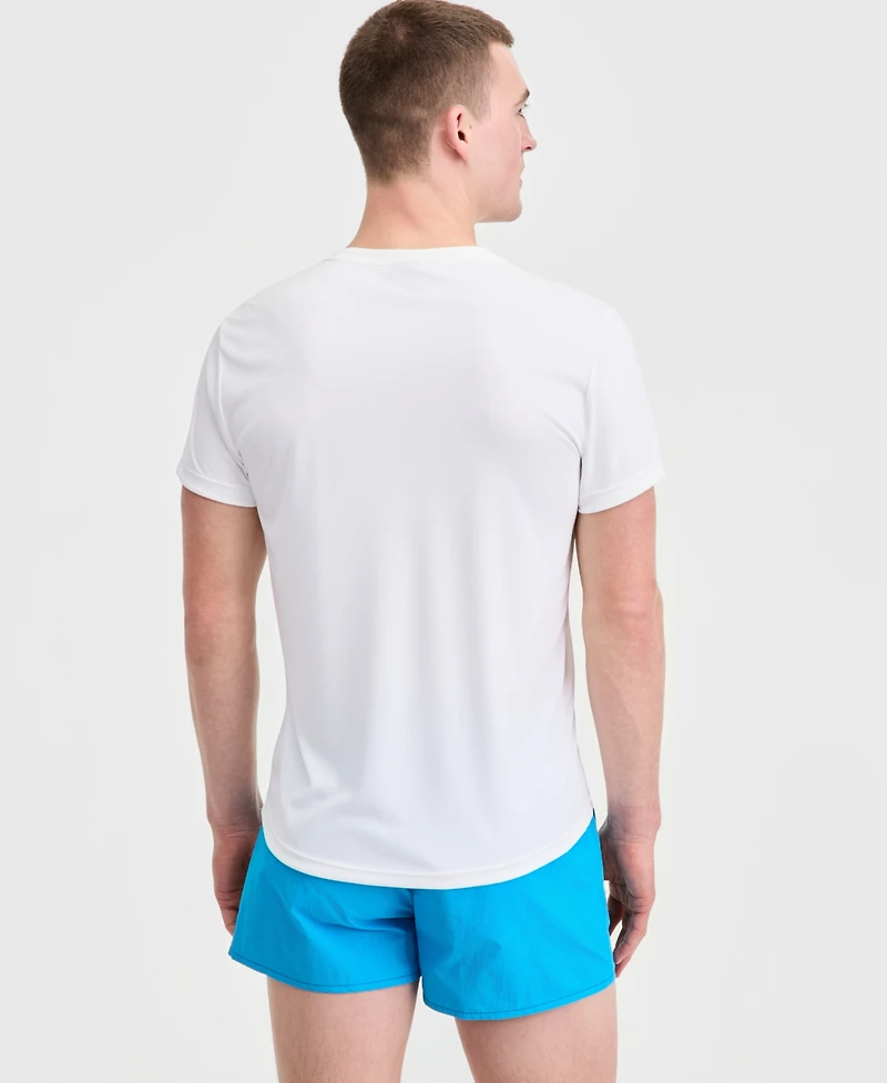 Boss by Hugo Men's Short-Sleeve Sun Protection Rashguard Swim Shirt