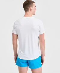 Boss by Hugo Men's Short-Sleeve Sun Protection Rashguard Swim Shirt