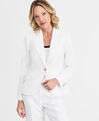 Tahari Asl Women's Stretch Single-Button Blazer