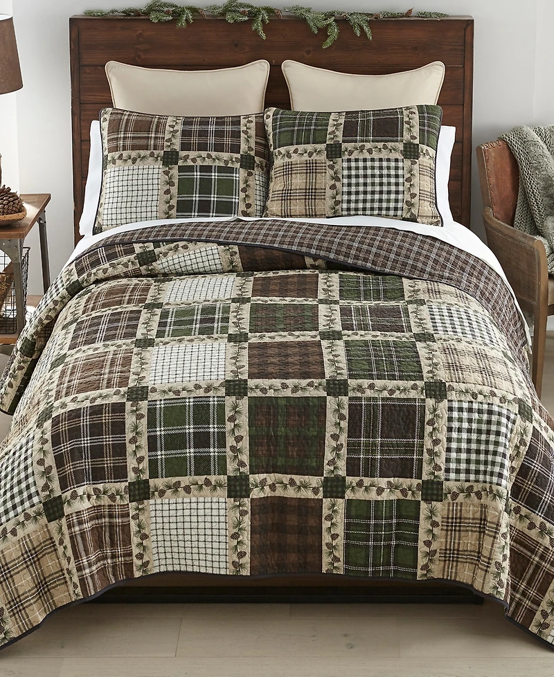 Donna Sharp Pine Patch 3-Pc. Quilt Set, California King