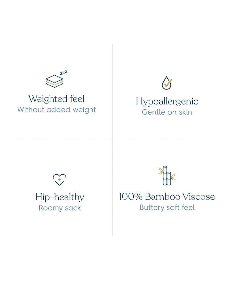 halo Baby Supersoft Bamboo Viscose 1.5 Tog Sleepsack Wearable Blanket