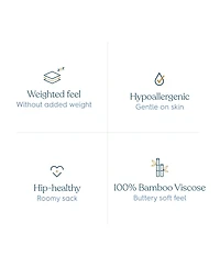 halo Baby Supersoft Bamboo Viscose 1.5 Tog Sleepsack Wearable Blanket