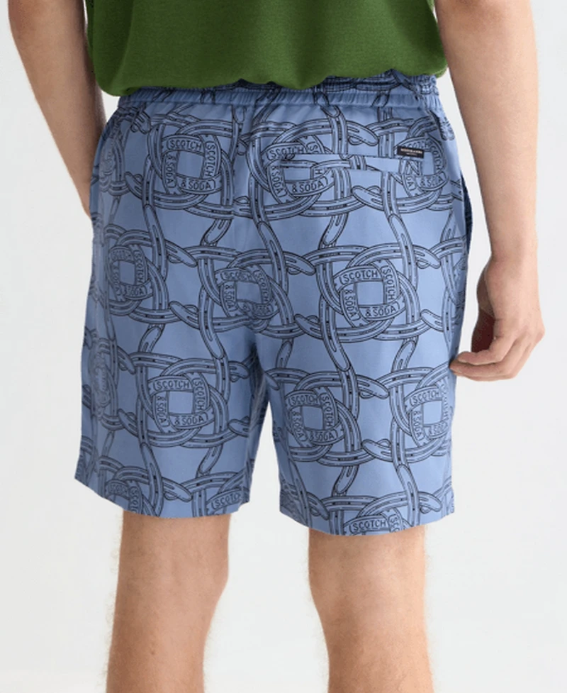 Scotch & Soda Men's Printed Bermuda Shorts