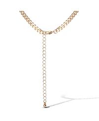 Jessica Simpson Butterfly Pendant Chain Necklace