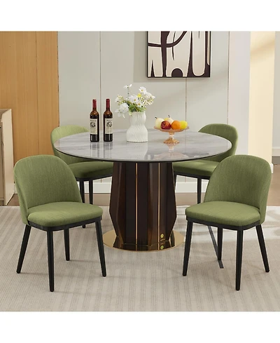 gaomon Modern Wooden Dining Chairs Set