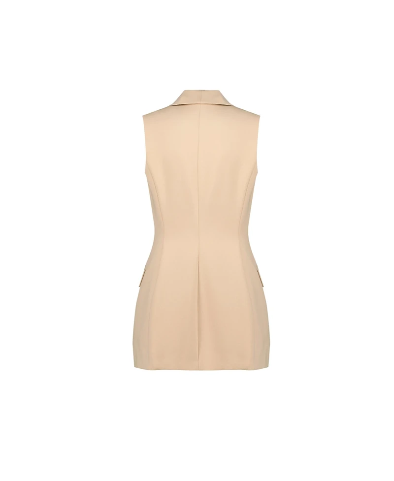 Ivonne Women's Long Tailored Vest Tops