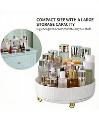 Yigii 360 Degree Rotating Makeup & Skincare Organizer for Vanity Desk