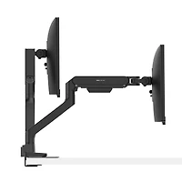 BenQ BDH01 Ergonomic Desk Mount Dual Monitor Arm, Black