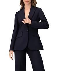 Ivonne Women's Tailored One-Button Blazer