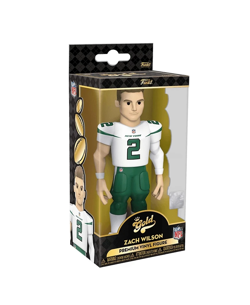 Funko Ny Jets Nfl Gold 5 Inch Vinyl Figure | Zach Wilson