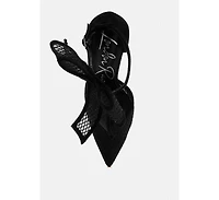 Regenta Big Bow Detail Stiletto Sandals