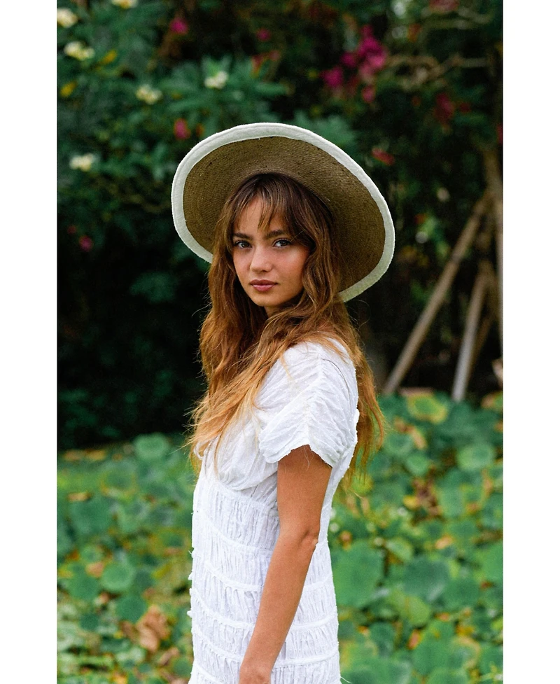 Brunna.co The Loretta Linen Jute Hat