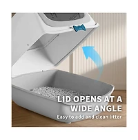 Aostirmotor Penguin-Shaped Enclosed Cat Litter Box