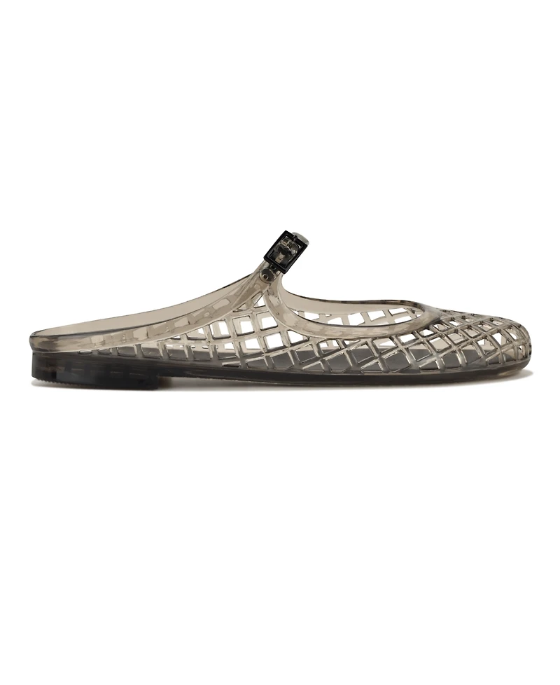 Nine West Women's Yunny Jelly Mary Jane Mule Flats