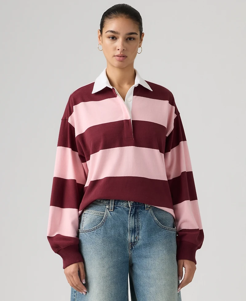 Levi's Juniors' Rugby Long-Sleeve Collared Top