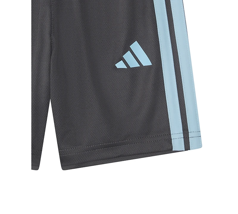 adidas Baby Boys' Graphic T-Shirt and 3-Stripes Shorts, 2-Piece Set