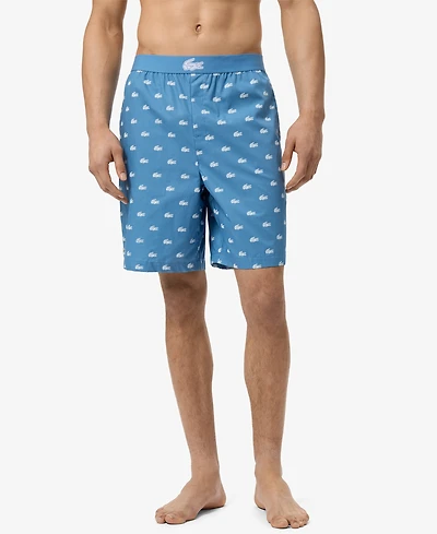 Lacoste Men's Loungewear Woven Pajama Shorts