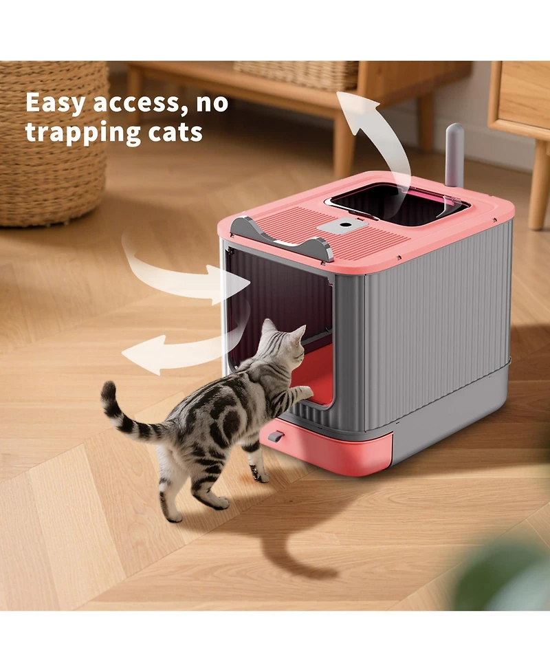 Aostirmotor Enchanted Fairy-Themed Cat Litter Box
