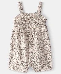 Carter's Baby Girls' Cheetah Print Sleeveless Romper