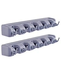 Sorbus 2 Pack 16 Inch Wall-Mounted Garage & Garden Tool Organizer - Holds Up to 11 Items - Ideal for Garage, Shed, Garden