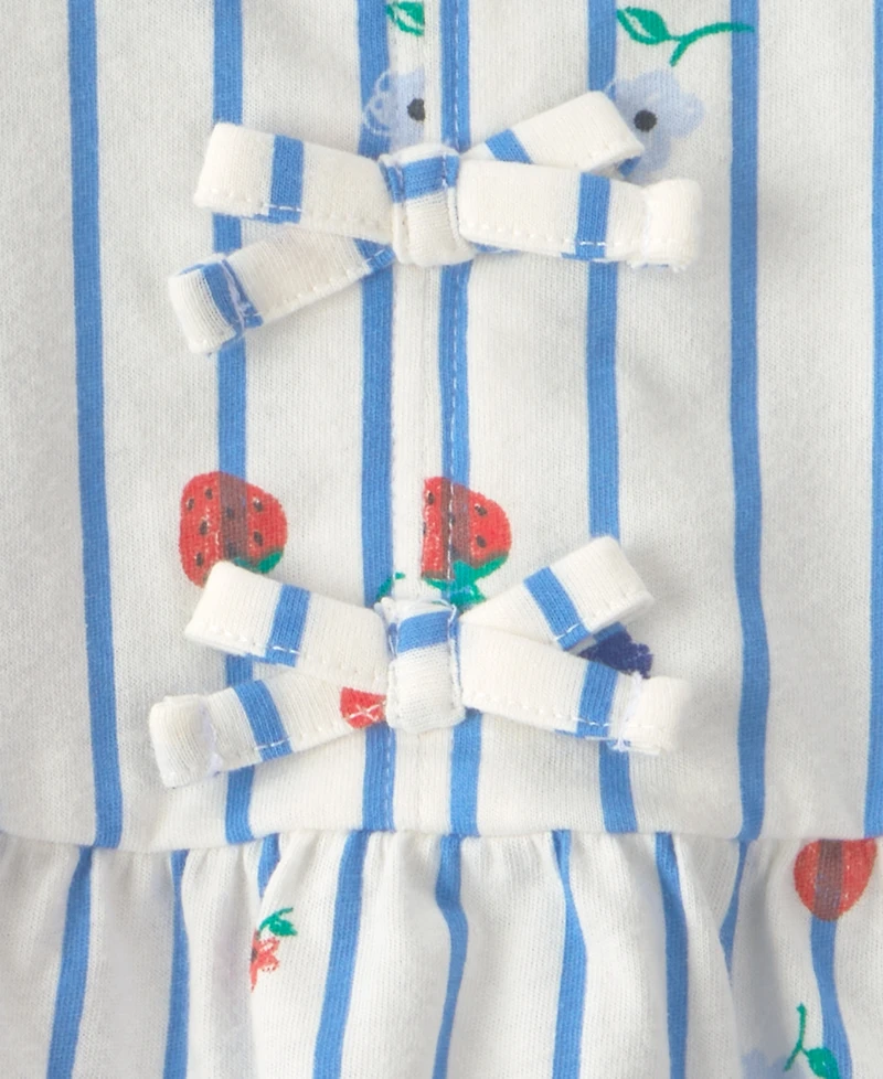 Carter's Baby Girls' Strawberry Printed Top and Shorts, 2-Piece Set