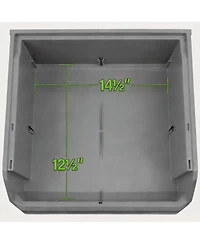 Yigii Extra Large Stackable Storage Bins for Home Organization 4-Pack