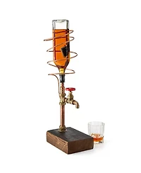 Uncommon Goods Industrial Brass & Copper Drink Dispenser
