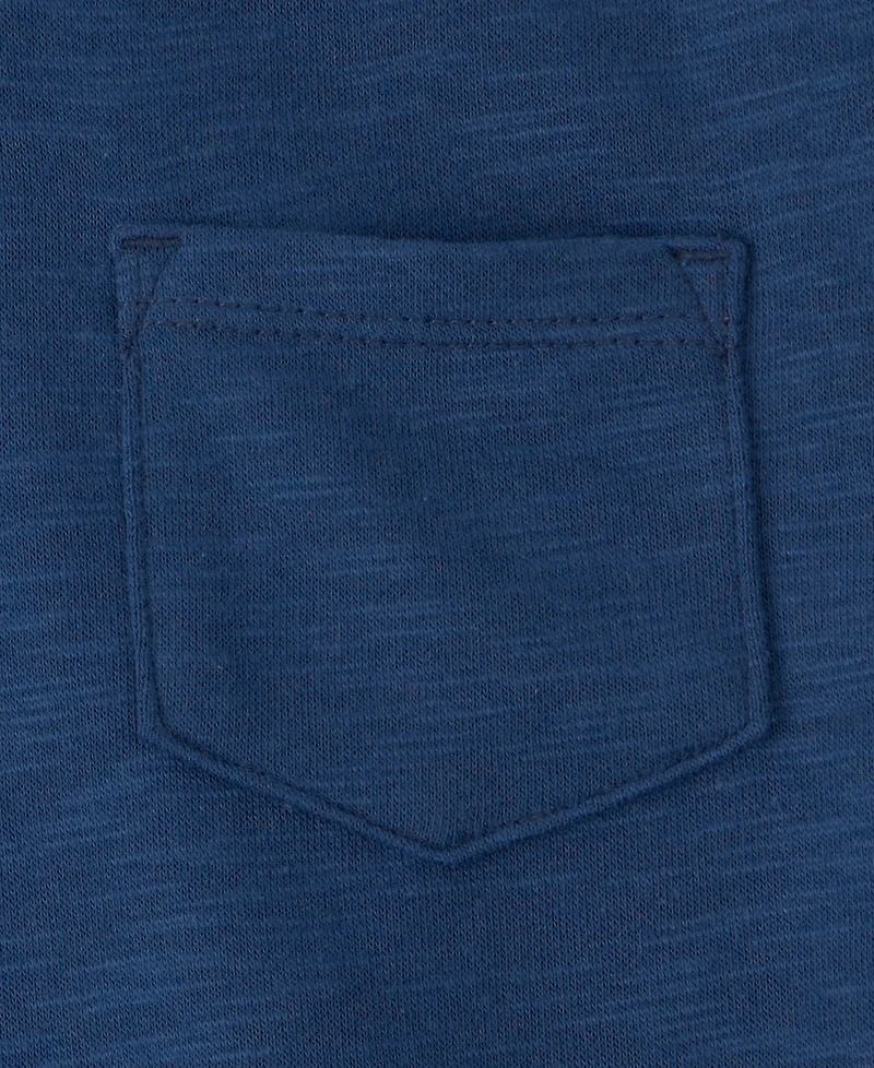 Carter's Boys' Toddler 2T-5T French Terry Pocket T-Shirt