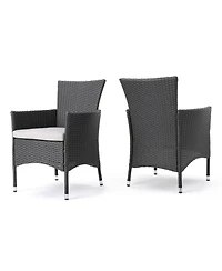 Flynama Set of 2 Malta Tubular Stainless Steel Dining Chairs Modern Linear Design Blended Style for Reception Lounge Living Area