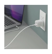 Belkin BoostCharge Pro Dual Usb-c GaN Wall Charger with Pps 45W