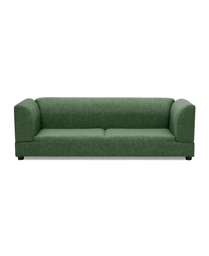 Zeus & Ruta Oversized Pet Sofa for Medium/Large Dogs, Olive Green, 56.5"26"17"